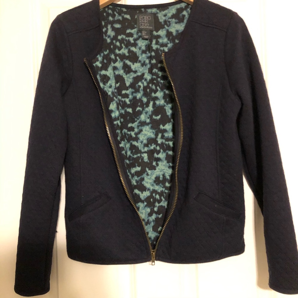 Paraphrase jacket with zipper